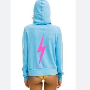 Aviator nation hoodie in ocean blue